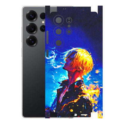 Samsung A/S Series Phone Skins (All Models) - Sanji Vinsmoke One Piece - 3D Embossed Finish (L-319) Samsung Galaxy S25 Ultra (5G)