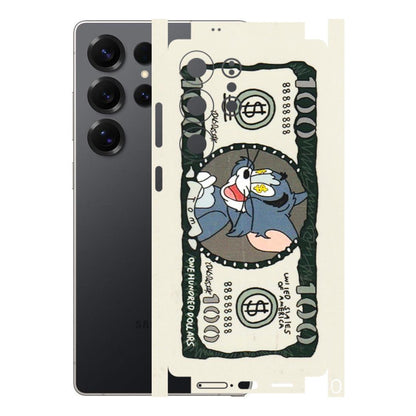 Samsung A/S Series Phone Skins (All Models) - Tom Hundred Dollar - 3D Embossed Finish (L-324) Samsung Galaxy S25 Ultra (5G)