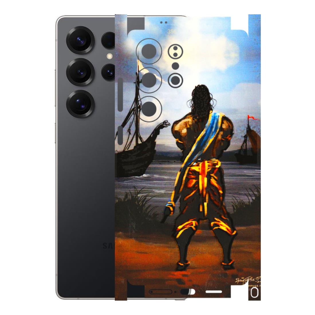 Samsung A/S Series Phone Skins (All Models) - Heavenly God Figure - 3D Embossed Finish (L-34) Samsung Galaxy S25 Ultra (5G)