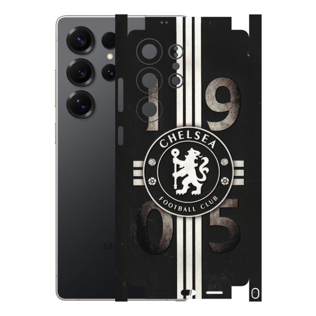 Samsung A/S Series Phone Skins (All Models) - Chelsea Fan Club - 3D Embossed Finish (L-36) Samsung Galaxy S25 Ultra (5G)