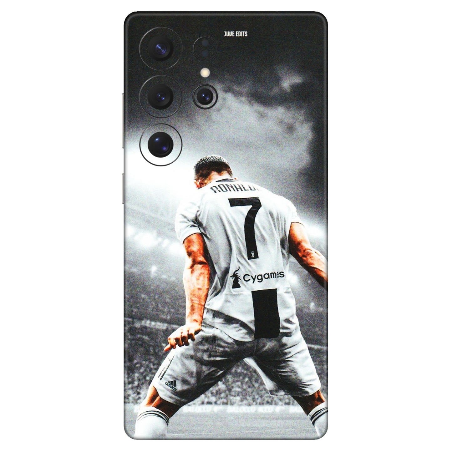 Samsung A/S Series Phone Skins (All Models) - Ronaldo CR7 Crazy - 3D Embossed Finish (L-44) Samsung Galaxy S25 Ultra (5G)
