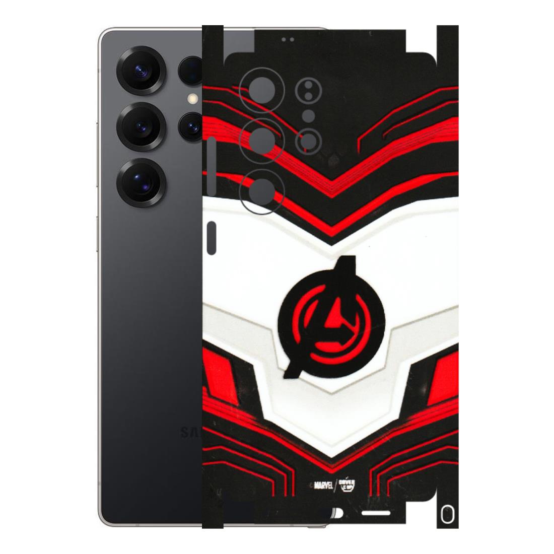 Samsung A/S Series Phone Skins (All Models) - Avengers Logo - 3D Embossed Finish (L-55) Samsung Galaxy S25 Ultra (5G)