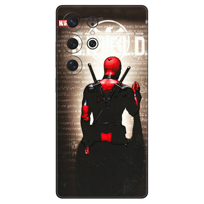 Samsung A/S Series Phone Skins (All Models) - Deadpool - 3D Embossed Finish (L-56) Samsung Galaxy S25 Ultra (5G)