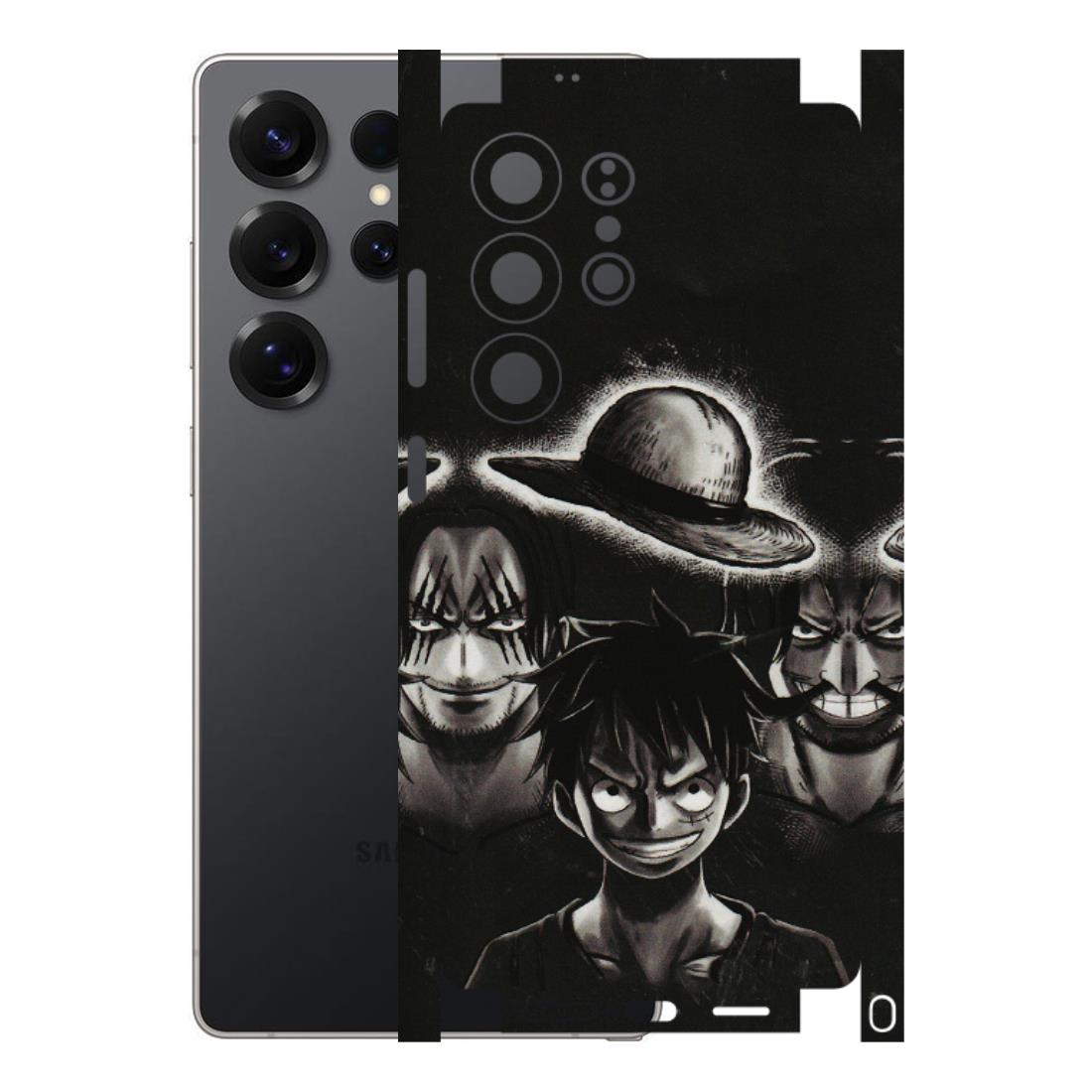 Samsung A/S Series Phone Skins (All Models) - Black Luffy Hat - 3D Embossed Finish (L-57) Samsung Galaxy S25 Ultra (5G)