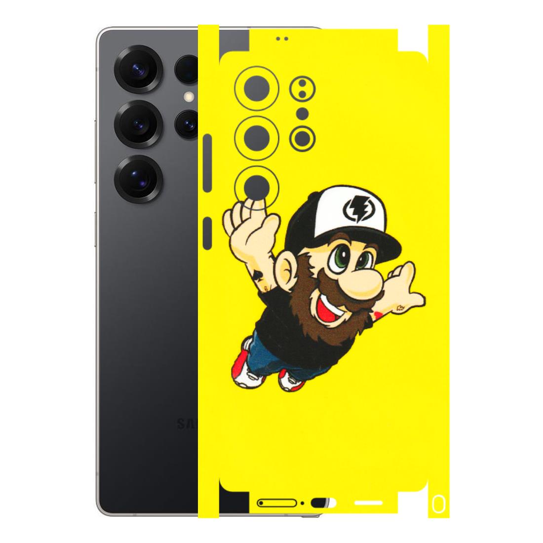 Samsung A/S Series Phone Skins (All Models) - Flying Beardo - 3D Embossed Finish (L-60) Samsung Galaxy S25 Ultra (5G)