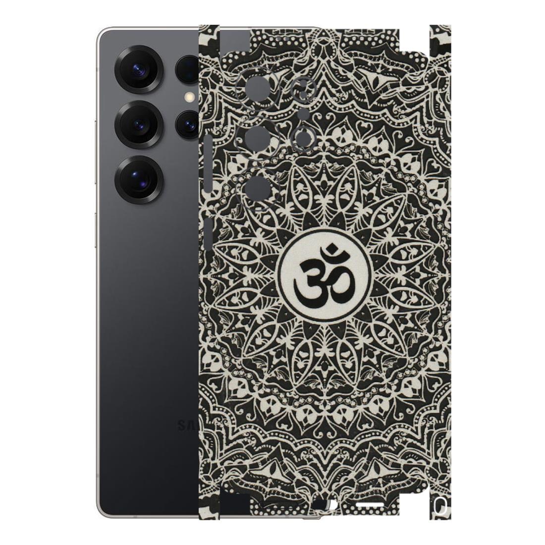 Samsung A/S Series Phone Skins (All Models) - Aum Elegant Mandala - 3D Embossed Finish (L-62) Samsung Galaxy S25 Ultra (5G)