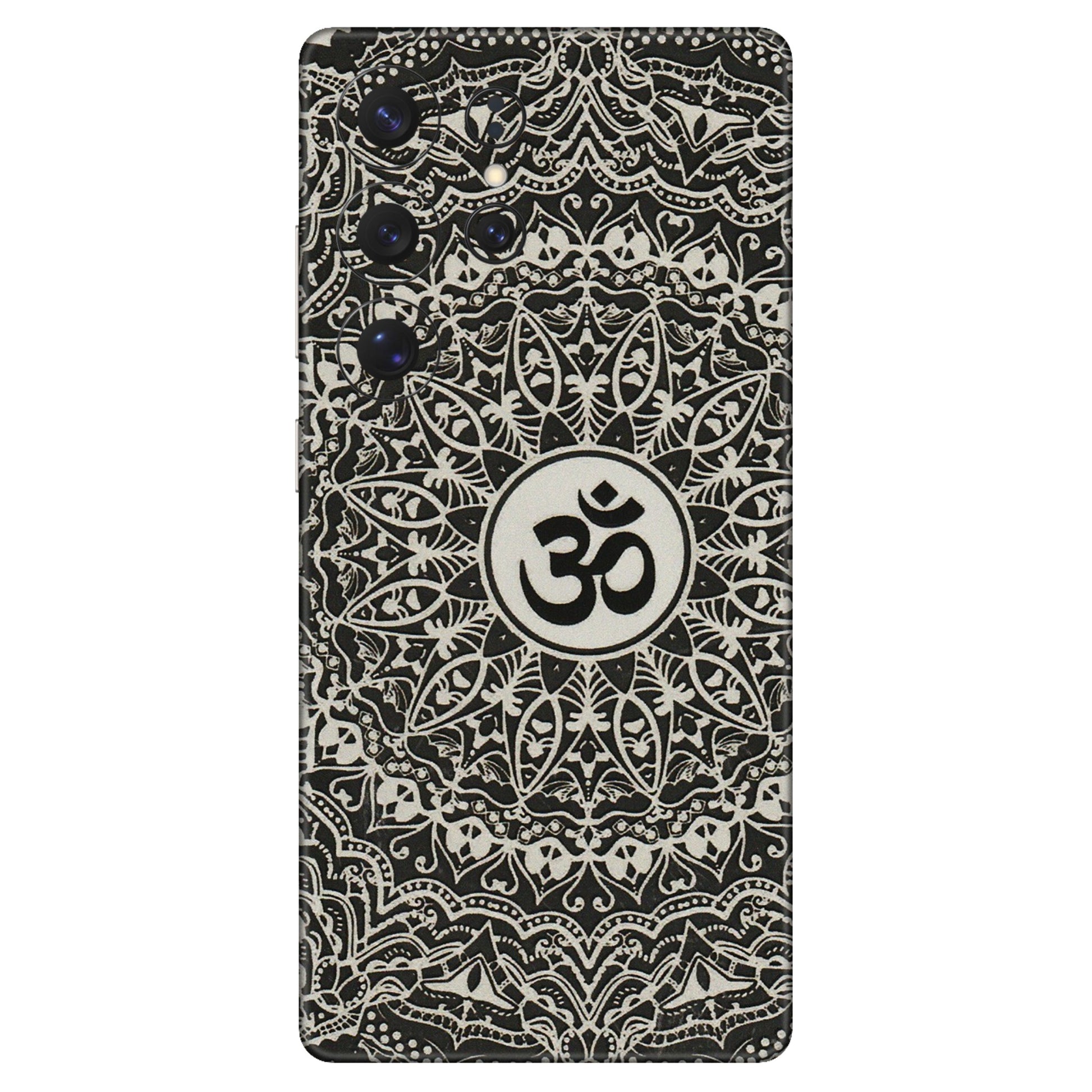 Samsung A/S Series Phone Skins (All Models) - Aum Elegant Mandala - 3D Embossed Finish (L-62) Samsung Galaxy S25 Ultra (5G)