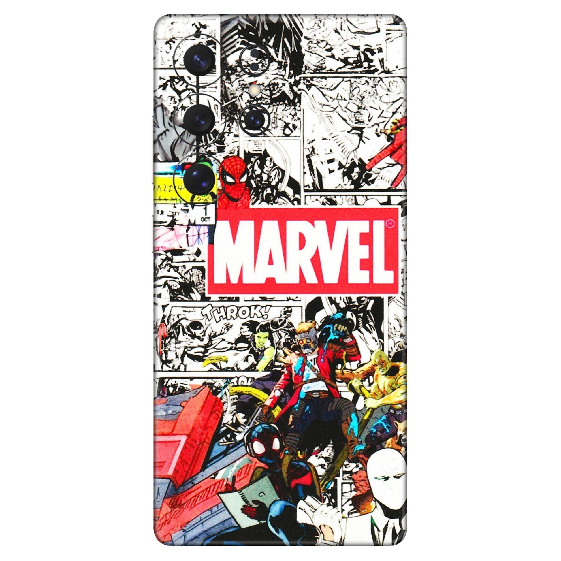 Samsung A/S Series Phone Skins (All Models) - Marvel Colorful Comic - 3D Embossed Finish (L-64) Samsung Galaxy S25 Ultra (5G)