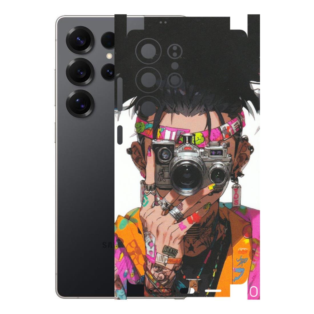 Samsung A/S Series Phone Skins (All Models) - Camera Lover Girl - Matte Finish (M-09) Samsung Galaxy S25 Ultra (5G)