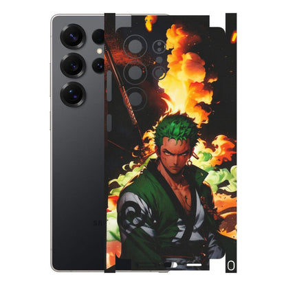 Samsung A/S Series Phone Skins (All Models) - Roronoa Zoro - Matte Finish (M-102) Samsung Galaxy S25 Ultra (5G)