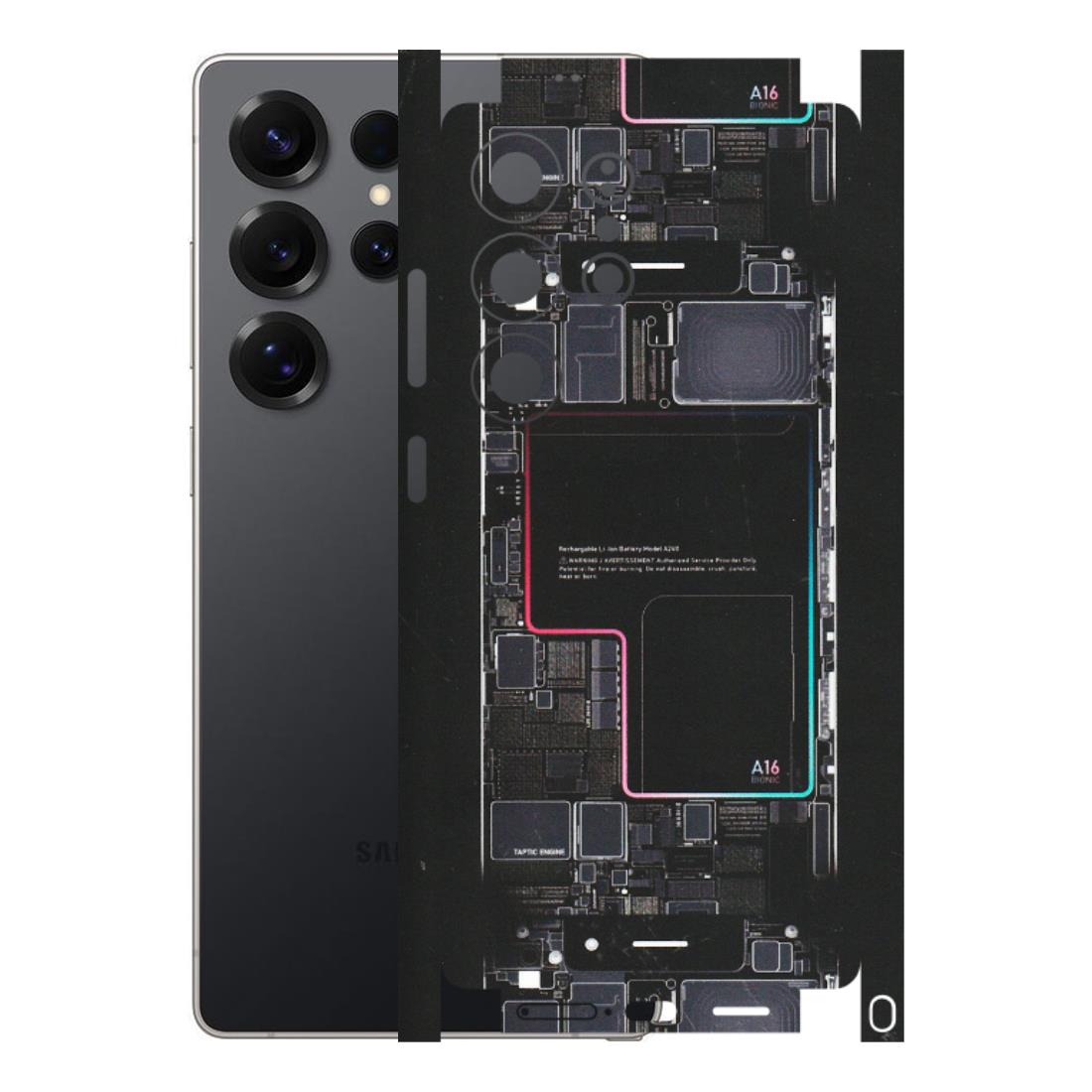 Samsung A/S Series Phone Skins (All Models) - Motherboard Circuit Layout - Matte Finish (M-117) Samsung Galaxy S25 Ultra (5G)