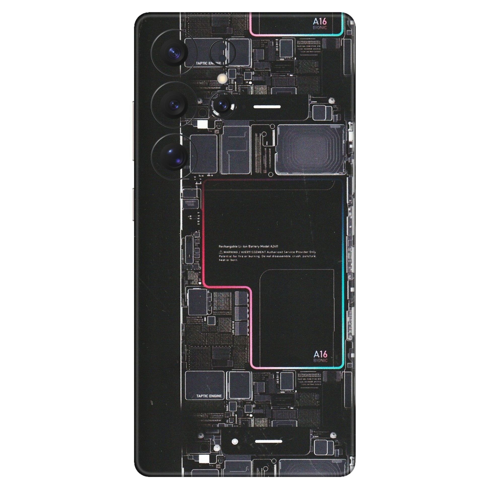 Samsung A/S Series Phone Skins (All Models) - Motherboard Circuit Layout - Matte Finish (M-117) Samsung Galaxy S25 Ultra (5G)
