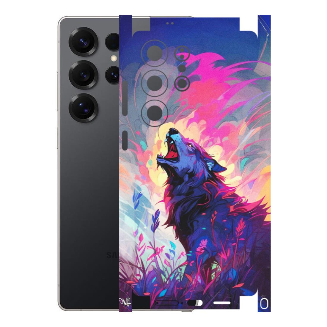 Samsung A/S Series Phone Skins (All Models) - New Wild Wolf Abstract - Matte Finish (M-125) Samsung Galaxy S25 Ultra (5G)