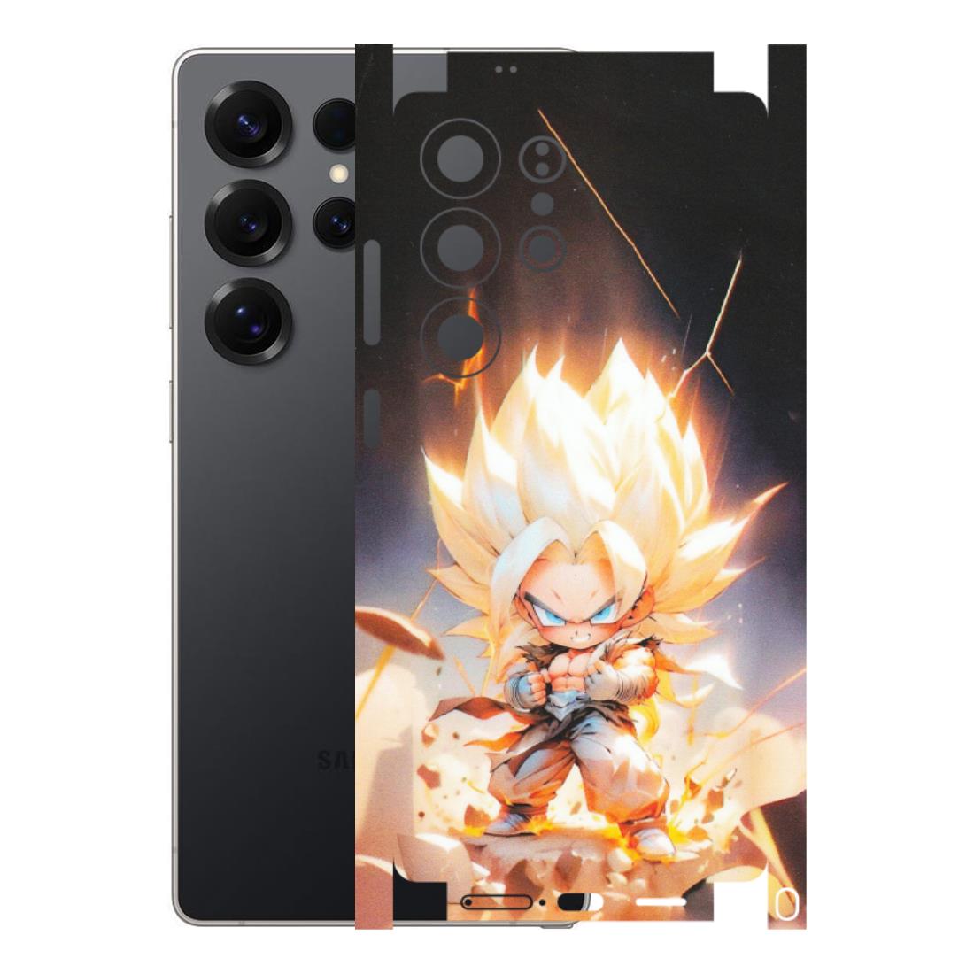 Samsung A/S Series Phone Skins (All Models) - Goku Dragon Cute Anime - Matte Finish (M-131) Samsung Galaxy S25 Ultra (5G)