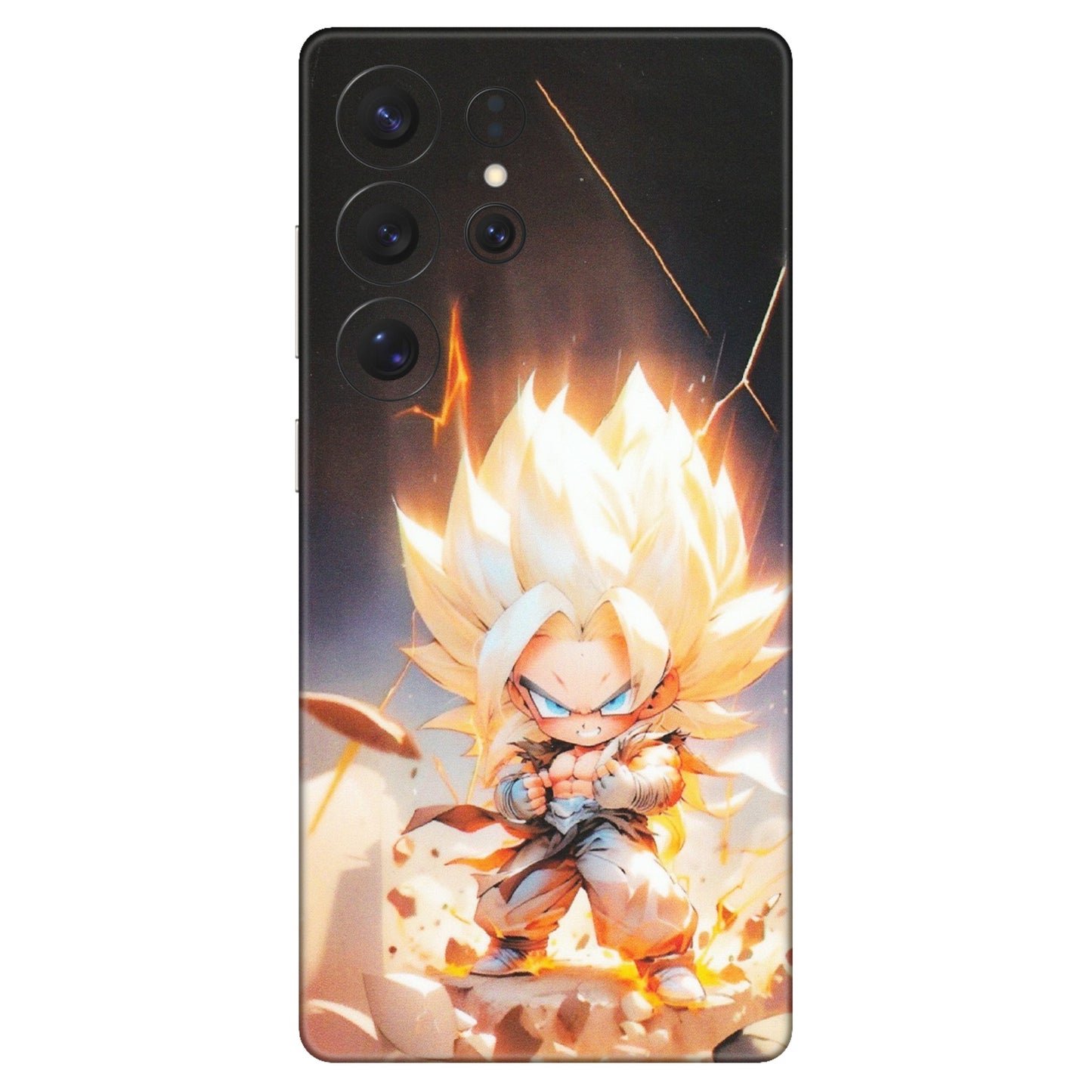 Samsung A/S Series Phone Skins (All Models) - Goku Dragon Cute Anime - Matte Finish (M-131) Samsung Galaxy S25 Ultra (5G)