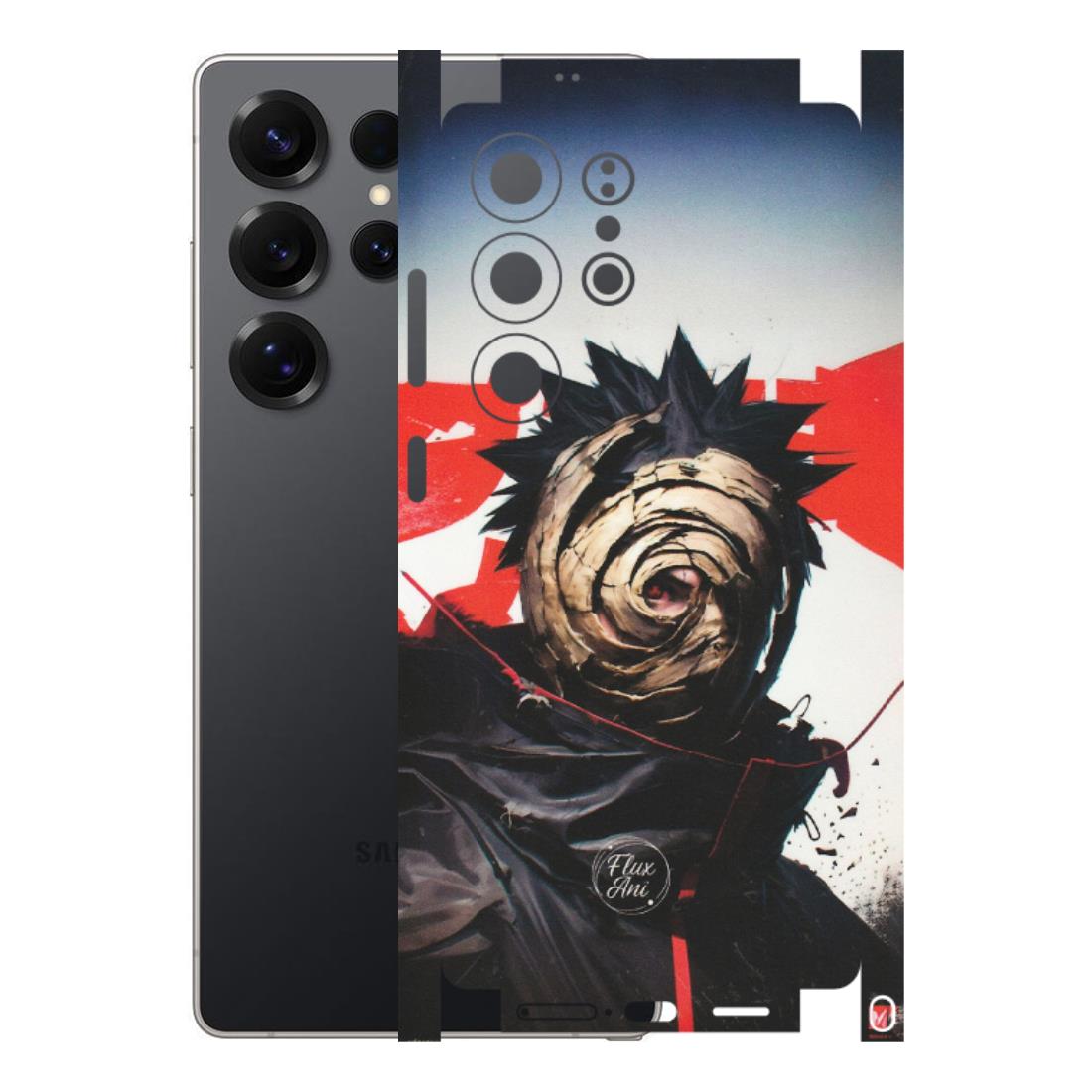 Samsung A/S Series Phone Skins (All Models) - Obito Uchiha Cool Anime - Matte Finish (M-134) Samsung Galaxy S25 Ultra (5G)