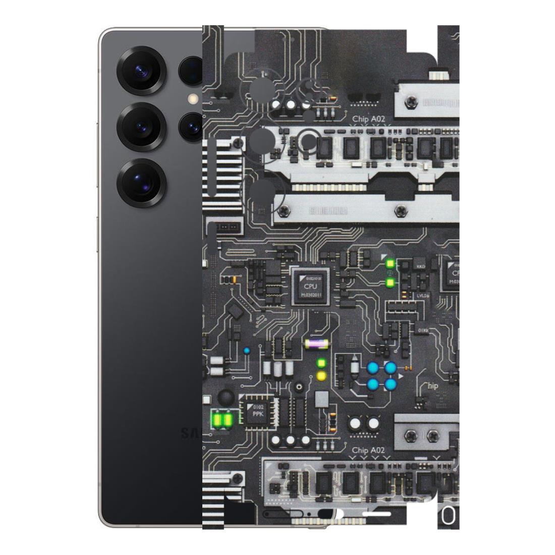 Samsung A/S Series Phone Skins (All Models) - Motherboard Internals - Matte Finish (M-135) Samsung Galaxy S25 Ultra (5G)