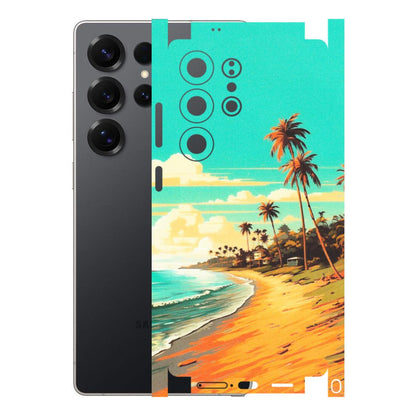 Samsung A/S Series Phone Skins (All Models) - Miami Beach - Matte Finish (M-136) Samsung Galaxy S25 Ultra (5G)