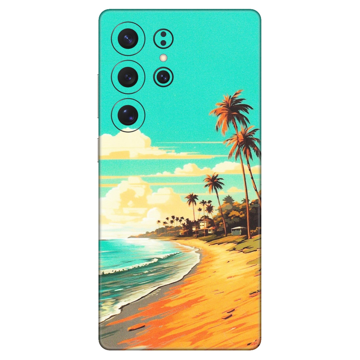 Samsung A/S Series Phone Skins (All Models) - Miami Beach - Matte Finish (M-136) Samsung Galaxy S25 Ultra (5G)