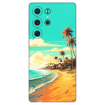 Samsung A/S Series Phone Skins (All Models) - Miami Beach - Matte Finish (M-136) Samsung Galaxy S25 Ultra (5G)