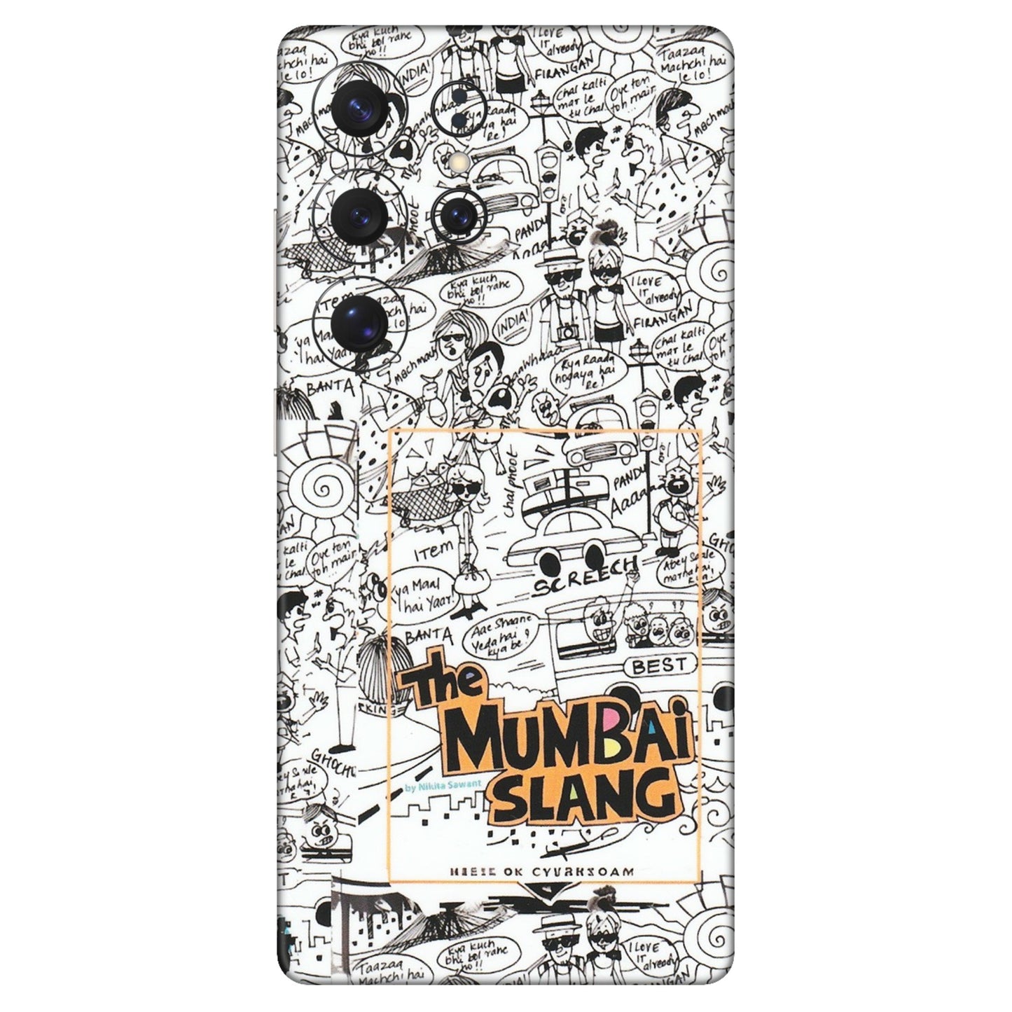 Samsung A/S Series Phone Skins (All Models) - The Mumbai Slang - Matte Finish (M-142) Samsung Galaxy S25 Ultra (5G)
