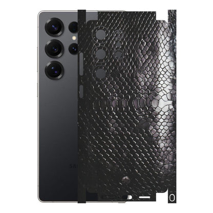 Samsung A/S Series Phone Skins (All Models) - Black Snack Leather - Matte Finish (M-147) Samsung Galaxy S25 Ultra (5G)