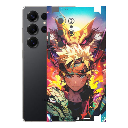 Samsung A/S Series Phone Skins (All Models) - Angry Naruto Anime - Matte Finish (M-148) Samsung Galaxy S25 Ultra (5G)