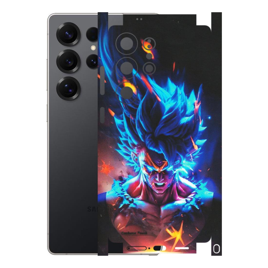 Samsung A/S Series Phone Skins (All Models) - Angry Goku Dragon Ball Anime - Matte Finish (M-150) Samsung Galaxy S25 Ultra (5G)