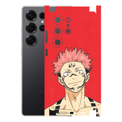 Samsung A/S Series Phone Skins (All Models) - Ryomen Sukuna Fun Anime - Matte Finish (M-153) Samsung Galaxy S25 Ultra (5G)