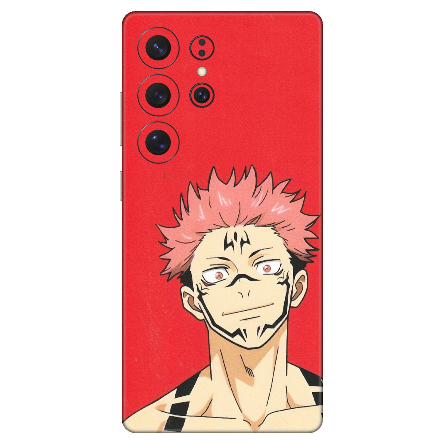 Samsung A/S Series Phone Skins (All Models) - Ryomen Sukuna Fun Anime - Matte Finish (M-153) Samsung Galaxy S25 Ultra (5G)