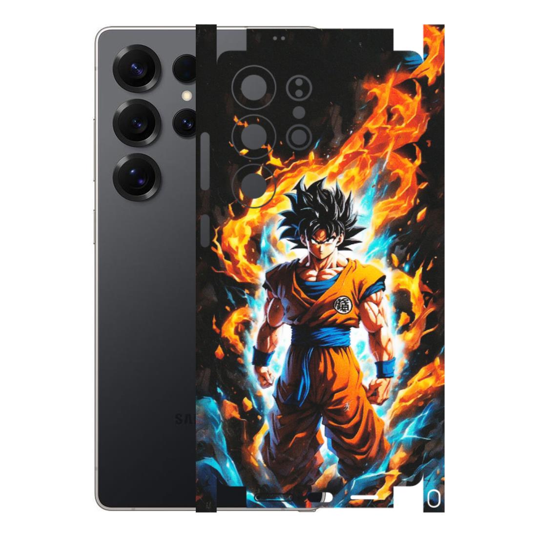 Samsung A/S Series Phone Skins (All Models) - Goku Transformation Anime - Matte Finish (M-159) Samsung Galaxy S25 Ultra (5G)
