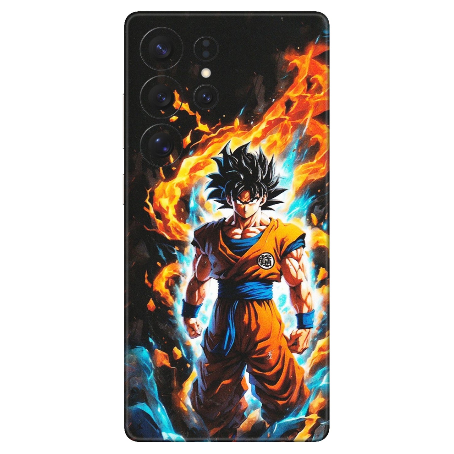 Samsung A/S Series Phone Skins (All Models) - Goku Transformation Anime - Matte Finish (M-159) Samsung Galaxy S25 Ultra (5G)