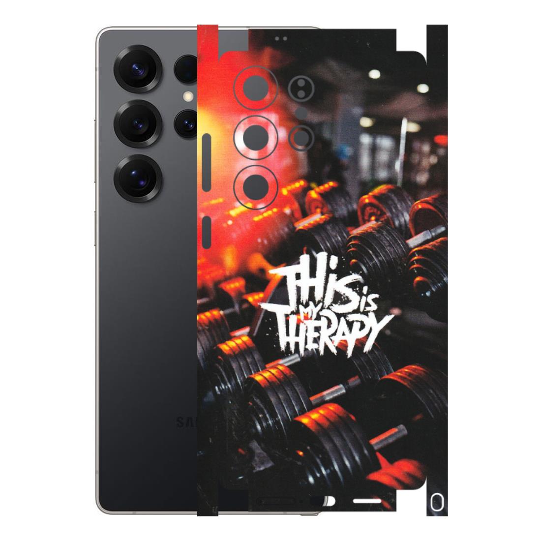 Samsung A/S Series Phone Skins (All Models) - GYM Lover Therapy - Matte Finish (M-160) Samsung Galaxy S25 Ultra (5G)