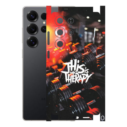 Samsung A/S Series Phone Skins (All Models) - GYM Lover Therapy - Matte Finish (M-160) Samsung Galaxy S25 Ultra (5G)