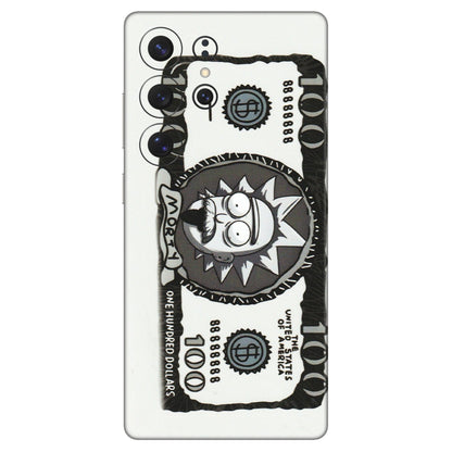 Samsung A/S Series Phone Skins (All Models) - Rick And Morty Hundred Dollar Anime - Matte Finish (M-161) Samsung Galaxy S25 Ultra (5G)