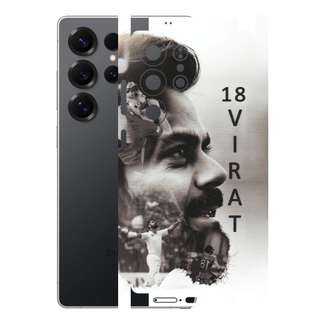 Samsung A/S Series Phone Skins (All Models) - Virat Kohli Cricketer - Matte Finish (M-163) Samsung Galaxy S25 Ultra (5G)
