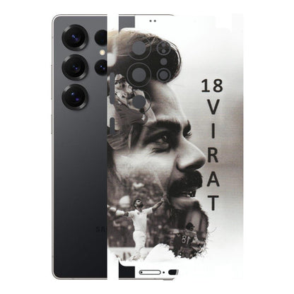 Samsung A/S Series Phone Skins (All Models) - Virat Kohli Cricketer - Matte Finish (M-163) Samsung Galaxy S25 Ultra (5G)