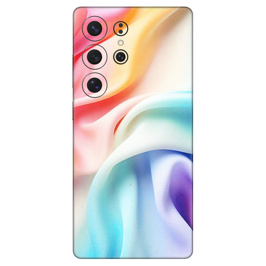 Samsung A/S Series Phone Skins (All Models) - Colourful Silk Cloth - Matte Finish (M-165) Samsung Galaxy S25 Ultra (5G)