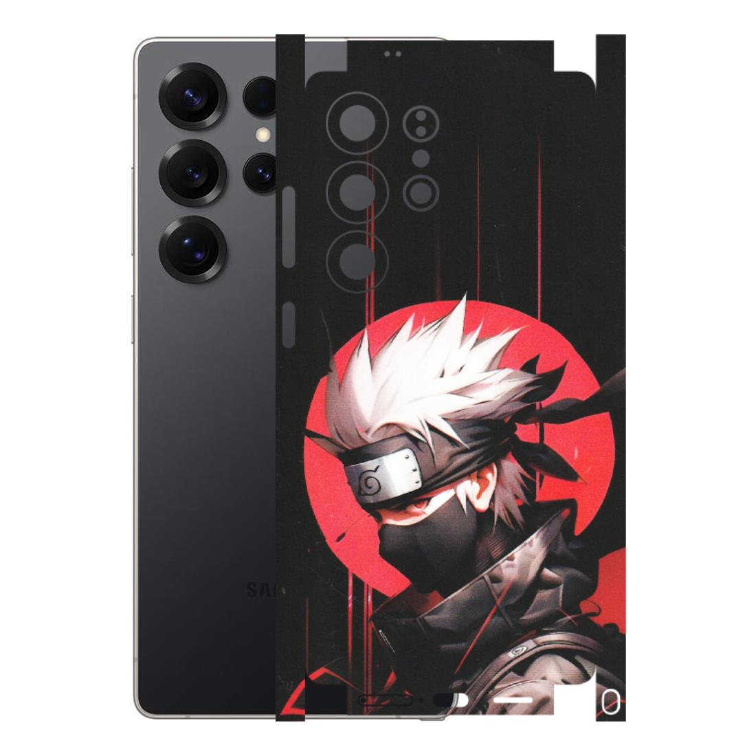 Samsung A/S Series Phone Skins (All Models) - Naruto Anime Blood - Matte Finish (M-170) Samsung Galaxy S25 Ultra (5G)