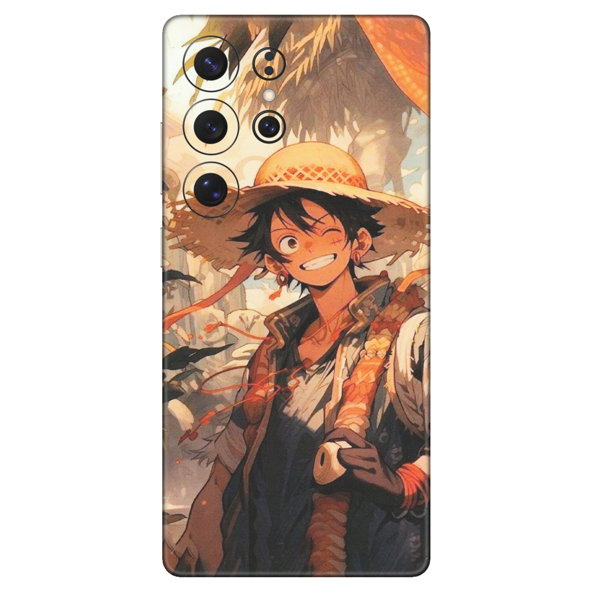 Samsung A/S Series Phone Skins (All Models) - Anime Character Smile - Matte Finish (M-33) Samsung Galaxy S25 Ultra (5G)
