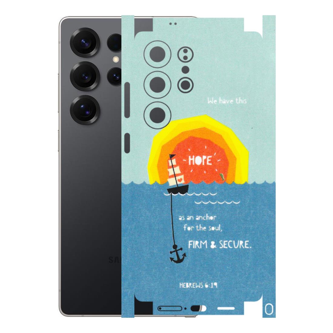 Samsung A/S Series Phone Skins (All Models) - A Beautiful Sunset of Hope - Matte Finish (M-75) Samsung Galaxy S25 Ultra (5G)