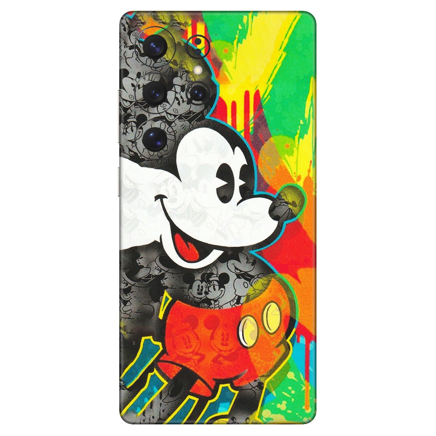 Samsung A/S Series Phone Skins (All Models) - Multiple Mickey With Colourful Texture - Matte Finish (M-84) Samsung Galaxy S25 Ultra (5G)