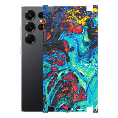 Samsung A/S Series Phone Skins (All Models) - Majestic Galactic Marbel - Matte Finish (M-85) Samsung Galaxy S25 Ultra (5G)