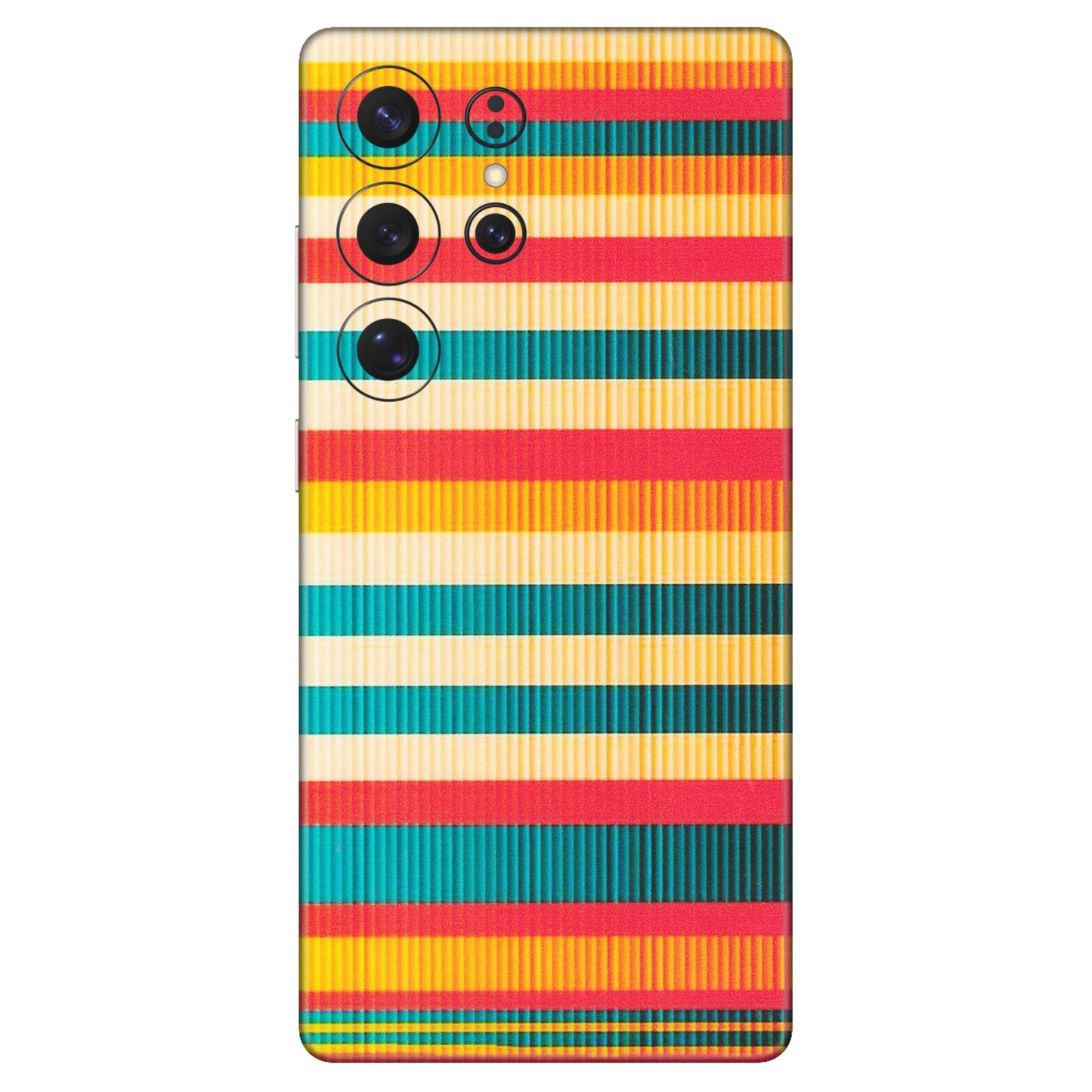 Samsung A/S Series Phone Skins (All Models) - Colourful Stripes Soothing Effect - Matte Finish (M-86) Samsung Galaxy S25 Ultra (5G)