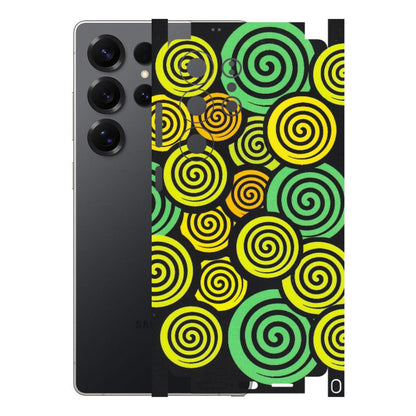 Samsung A/S Series Phone Skins (All Models) - Crazy Spiral - Matte Finish (M-91) Samsung Galaxy S25 Ultra (5G)