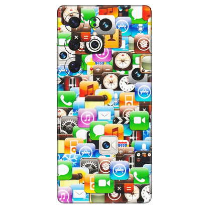 Samsung A/S Series Phone Skins (All Models) - All Apple Icons - Matte Finish (M-93) Samsung Galaxy S25 Ultra (5G)