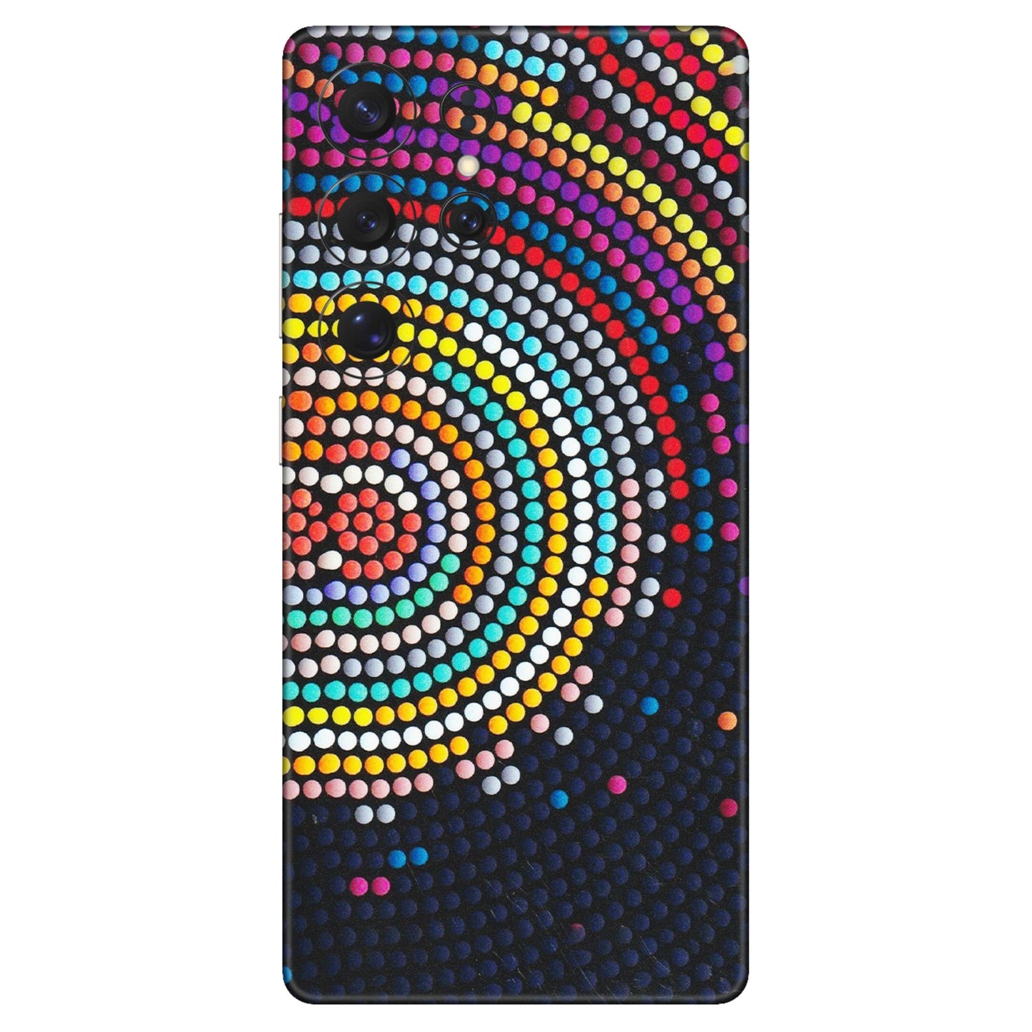 Samsung A/S Series Phone Skins (All Models) - Rainbow Dot Mandala - Matte Finish (M-97) Samsung Galaxy S25 Ultra (5G)