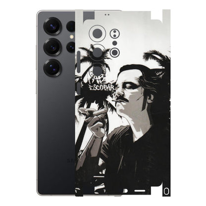 Samsung A/S Series Phone Skins (All Models) - Pab Escobar - Transparent Finish (T-05) Samsung Galaxy S25 Ultra (5G)