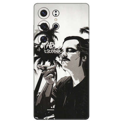 Samsung A/S Series Phone Skins (All Models) - Pab Escobar - Transparent Finish (T-05) Samsung Galaxy S25 Ultra (5G)