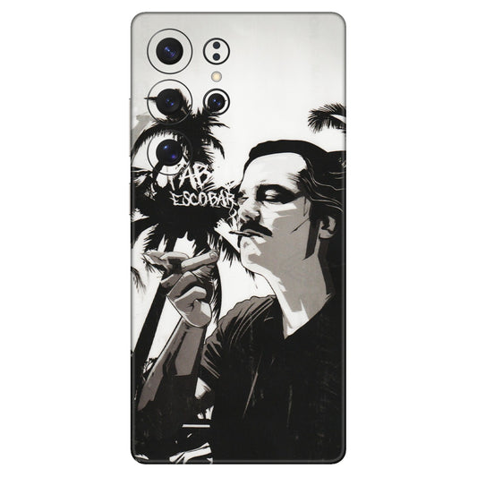 Samsung A/S Series Phone Skins (All Models) - Pab Escobar - Transparent Finish (T-05) Samsung Galaxy S25 Ultra (5G)